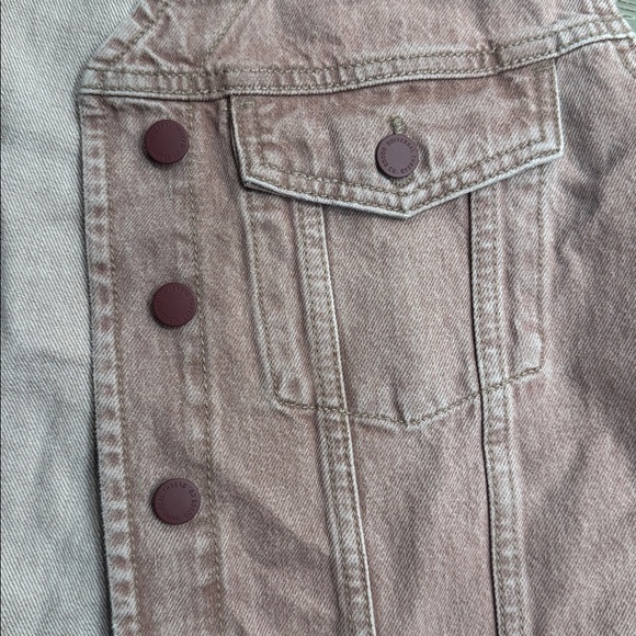 Universal Thread Pink Denim Vest | Size M - Picture 3 of 5